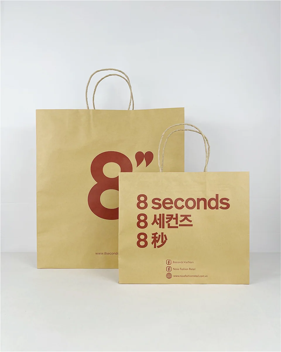 8 Seconds — Túi giấy kraft